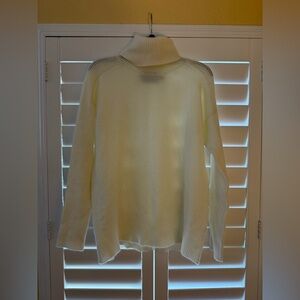 Calvin Klein Jeans Off-White Turtleneck Sweater